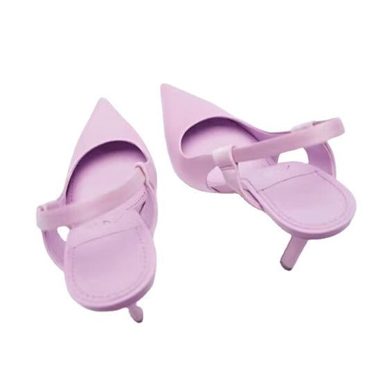 Damen Slingback-Pumps mit elegantem Spitzen-Design und modischem Riemensystem R&B