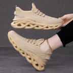 Damen Hochleistungs-Laufschuhe mit atmungsaktivem Obermaterial und dämpfenden Sohlentechnologien