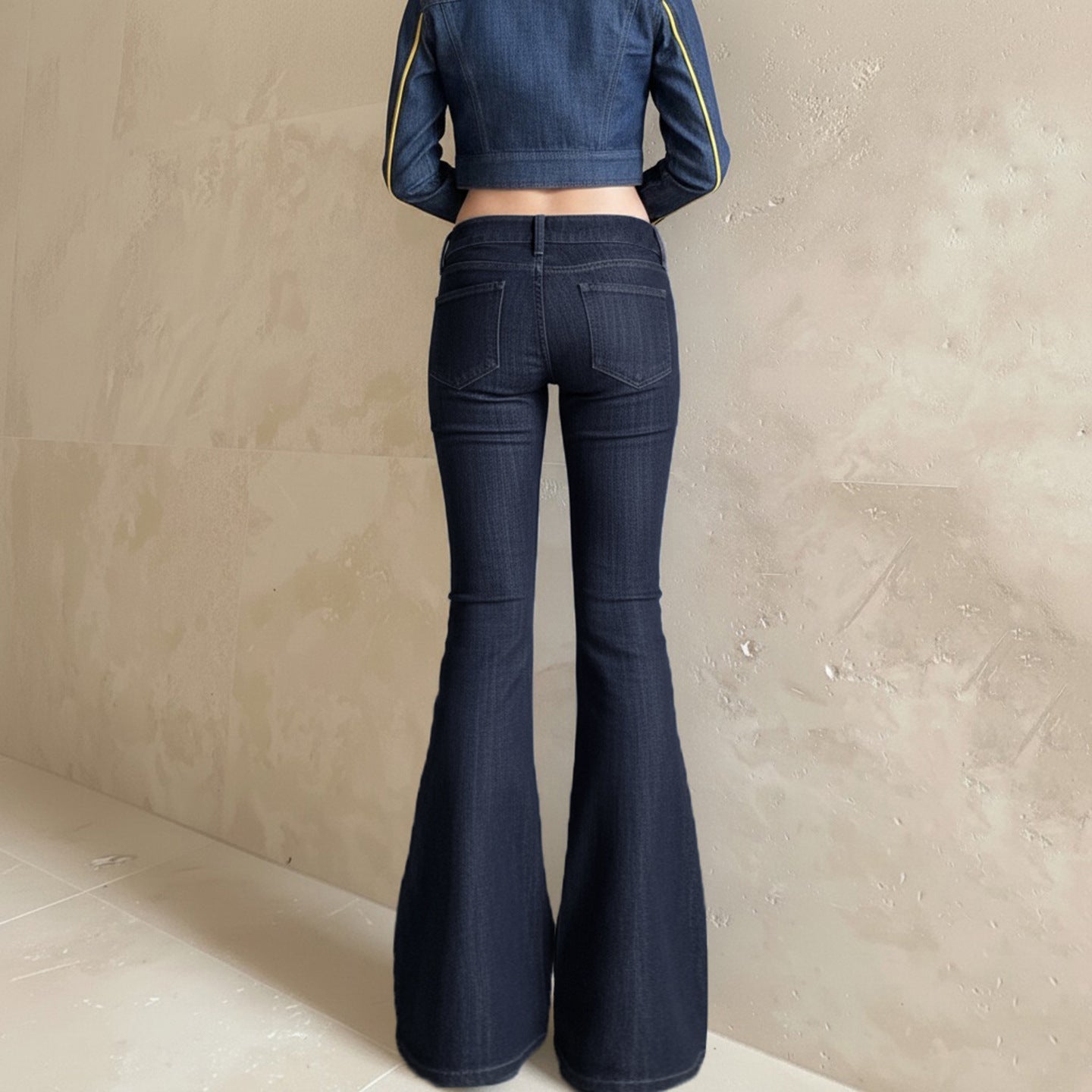 Damen Flared Jeans im eleganten Vintage-Stil R&B