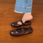 Damen Ballerinas mit elastischem Riemendesign und ergonomischer Fußbettgestaltung R&B