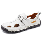Herren Sportliche Leder-Sandalen mit ergonomischer Sohle R&B