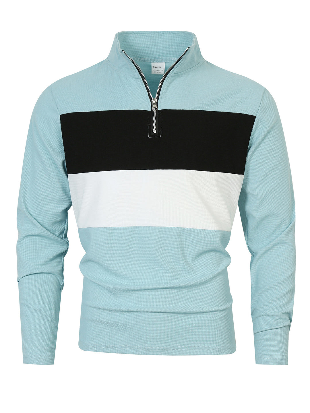 Herren Freizeitpullover mit modernem Reißverschluss R&B