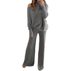 Damen Kuscheliges Lounge-Set mit weitem Schnitt und Off-Shoulder-Design R&B