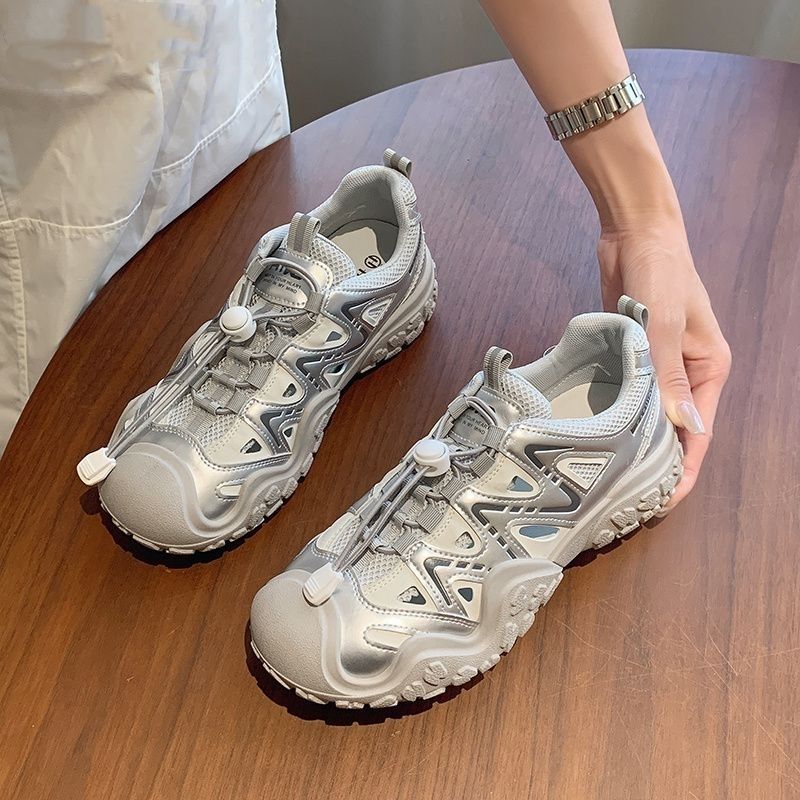 Damen Sportliche Sneakers mit atmungsaktiver Mesh-Oberfläche und rutschfester Sohle R&B
