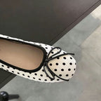 Damen Ballerinas mit schickem Punkte-Design und bequemer Sohle EB