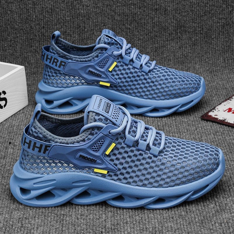 Damen Sportliche Mesh-Sneaker mit innovativem Dämpfungssystem und rutschfester Sohle R&B