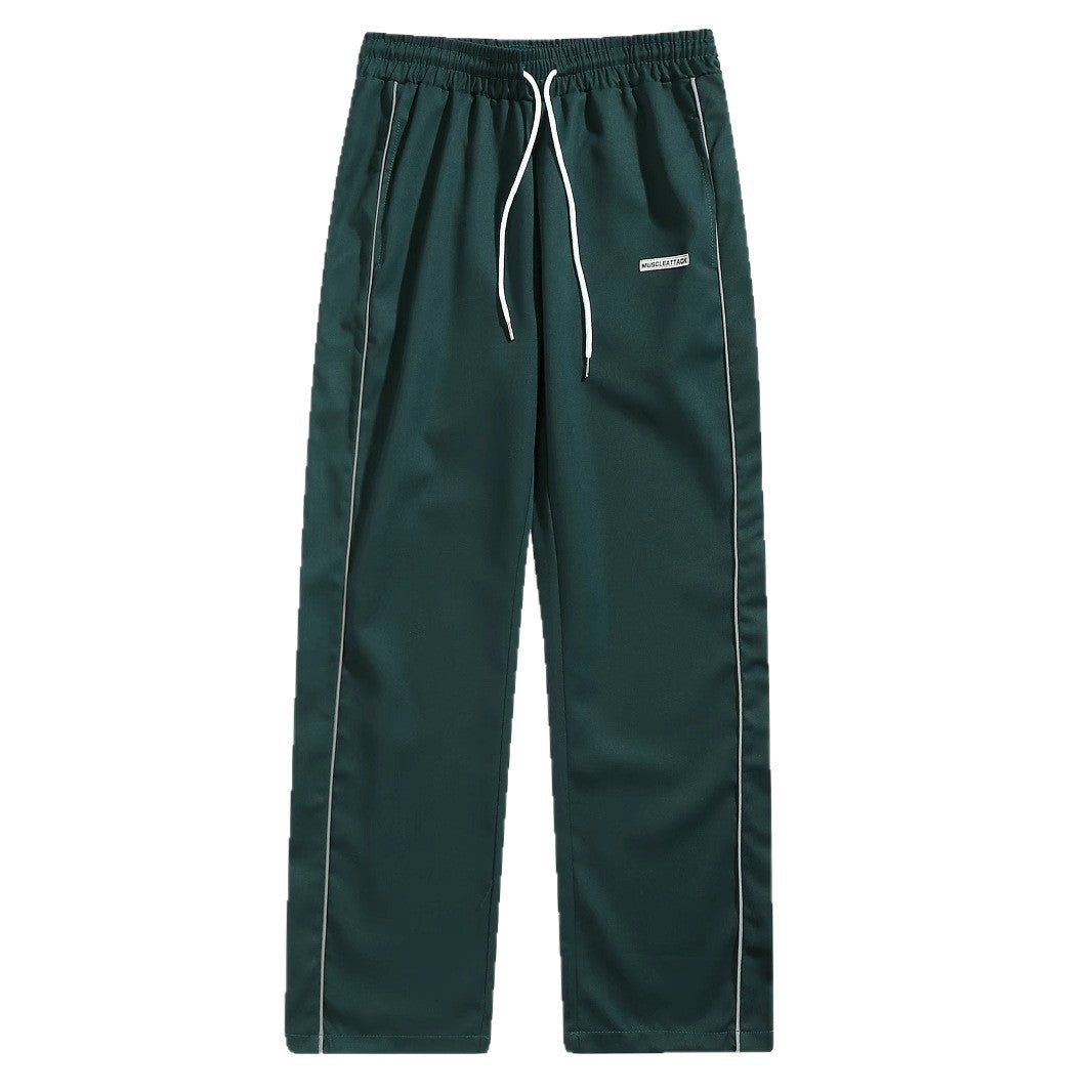 Herren Hochwertige Freizeithose mit verstellbarem Bund und seitlichen Streifen R&B