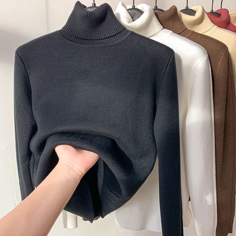 R&B | Rollkragenpullover mit Teddy-Futter