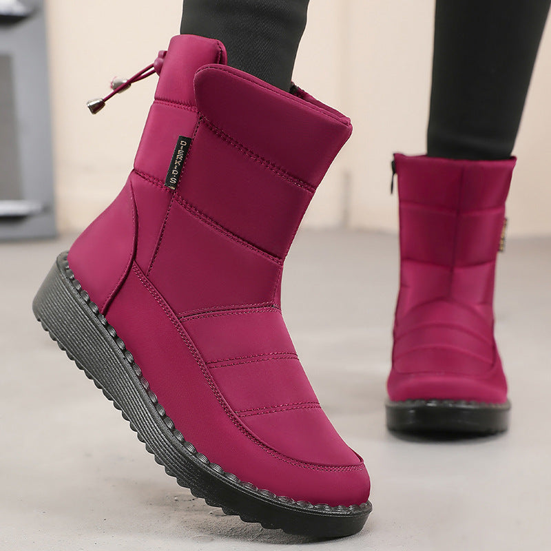 Damen Winterboots mit warmem Futter und rutschfester Sohle R&B