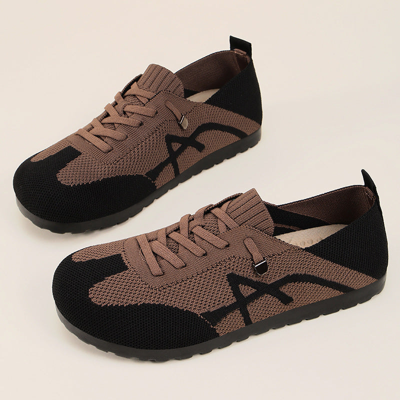 Damen Leichte Sneaker mit atmungsaktivem Mesh-Obermaterial und flexiblem Sohlenkonzept