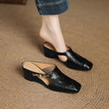 Damen Komfortable Mules mit elegantem Blickfang