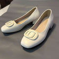 Damen elegante Pumps mit dekorativer Schnalle R&B