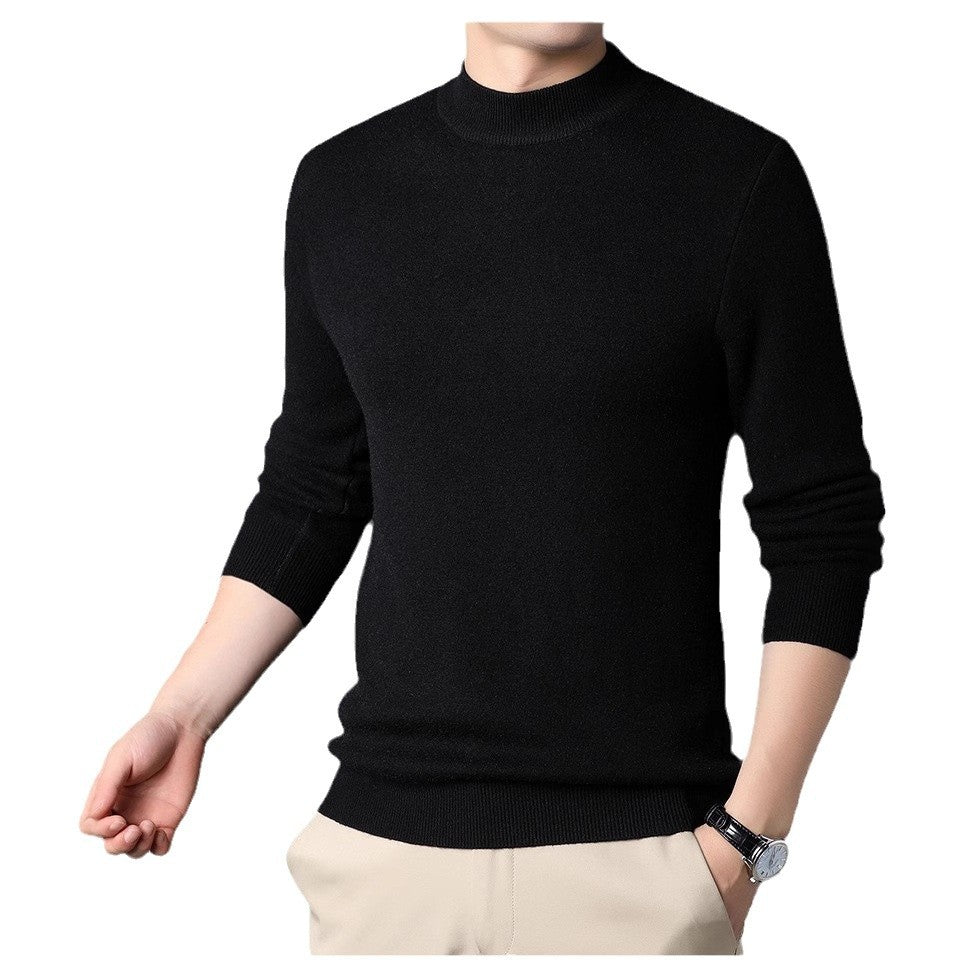 Herren Feinstrickpullover mit Rollkragen und soften Materialien R&B