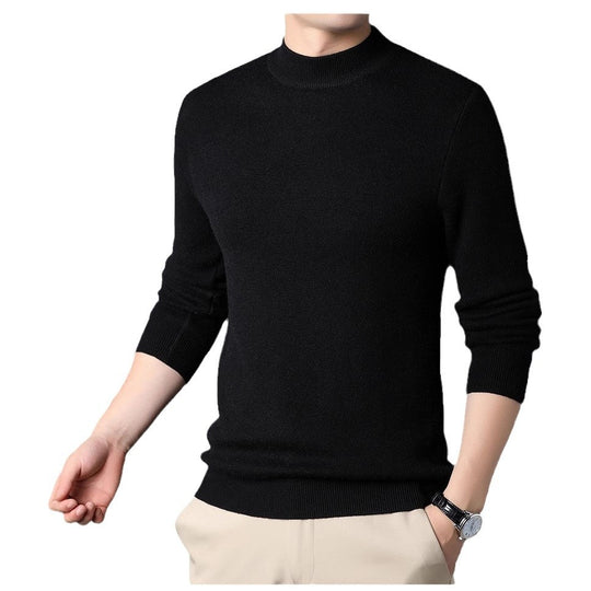 Herren Feinstrickpullover mit Rollkragen und soften Materialien R&B