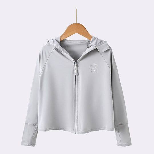 Damen leichte UV-Schutzjacke mit Kapuze und Reißverschluss R&B