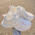 Damen Sportliche Mesh-Sneaker mit dämpfender Sohle und modernem Design