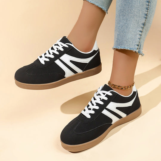 Damen sportliche Freizeitsneaker mit rutschfester Laufsohle und atmungsaktivem Obermaterial R&B