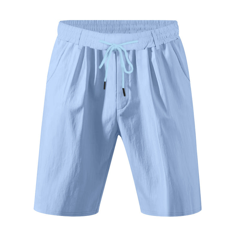Damen bequeme Sweatshorts mit verstellbarem Bund und Seitentaschen R&B