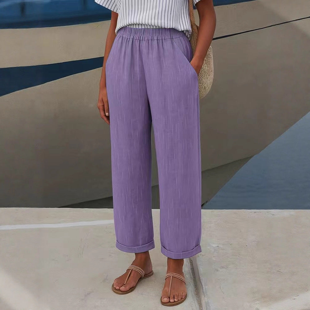 Damen Bequeme Sommerhose R&B