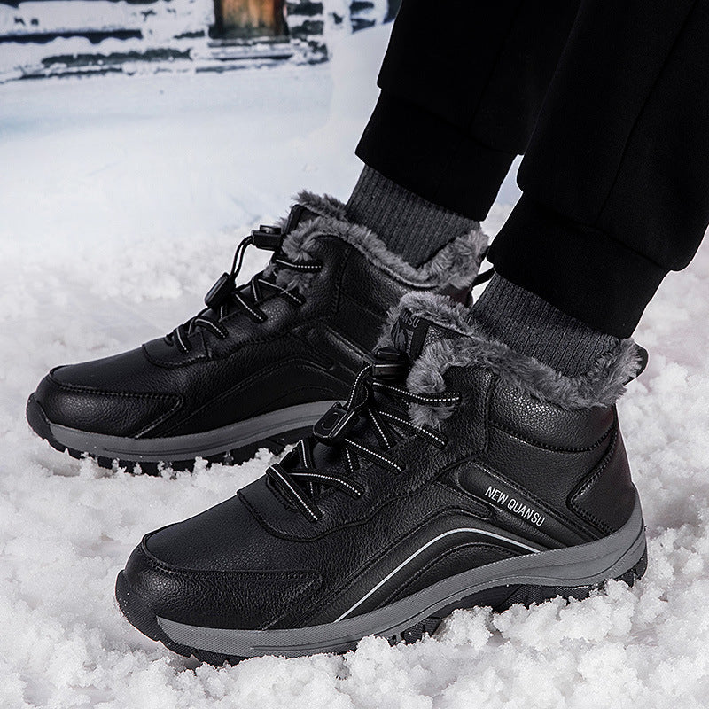 Damen isolierte Winterschuhe mit rutschfester Sohle und warmem Innenfutter R&B