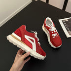 Damen sportive Sneaker mit atmungsaktiver Mesh-Oberfläche und dämpfender Sohle R&B