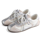 Damen modische Sneaker mit eleganten Perlenakzenten und atmungsaktivem Obermaterial R&B