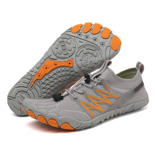 Damen Barfuß-Sportschuhe mit rutschfester Sohle und elastischem Schnellschnürsystem R&B