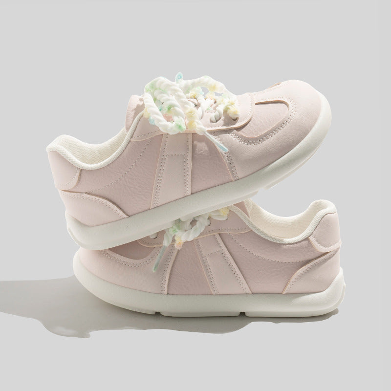 Damen Sneaker mit einzigartiger Blumendekoration und flexibler Komfortsohle R&B