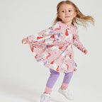 Mädchen Langarmkleid mit fröhlichem Einhorn-Design R&B