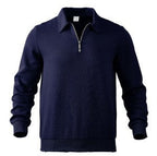 Herren Sweatpullover mit halblangem Reißverschluss und strukturiertem GewR&Be R&B