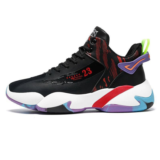 Damen Hochgeschnürte Sport Sneakers mit stoßdämpfendem Design und stylishem Obermaterial R&B