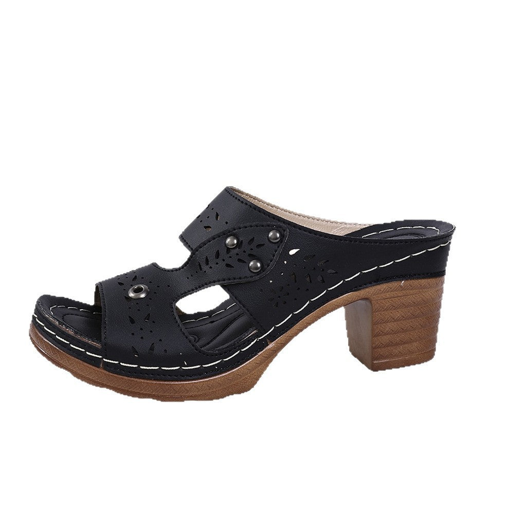 Damen Komfortable Lederschuhe