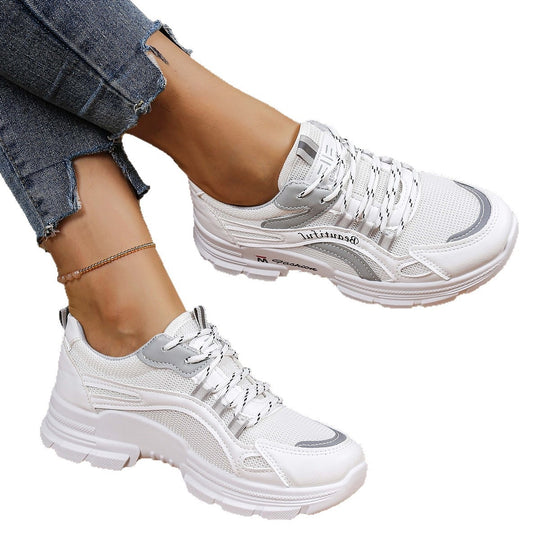 Damen Komfortable Fitness-Sneaker mit atmungsaktiver Oberflächenstruktur R&B