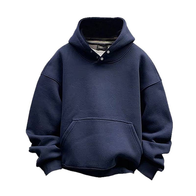 Damen Kapuzenpullover mit modernem Schnitt und praktischer Kängurutasche R&B