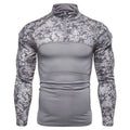 Herren Funktionsshirt mit Stehkragen und Reißverschluss