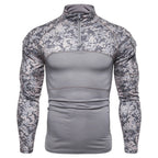 Herren Funktionsshirt mit Stehkragen und Reißverschluss