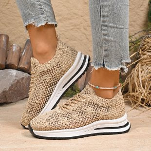 Damen Sportliche Komfort-Sneaker mit atmungsaktivem Obermaterial R&B