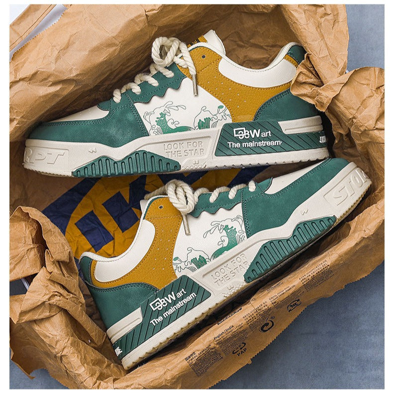 Herren Trendige Sneakers im Urban-Style mit außergewöhnlichem Design und komfortabler Sohle R&B