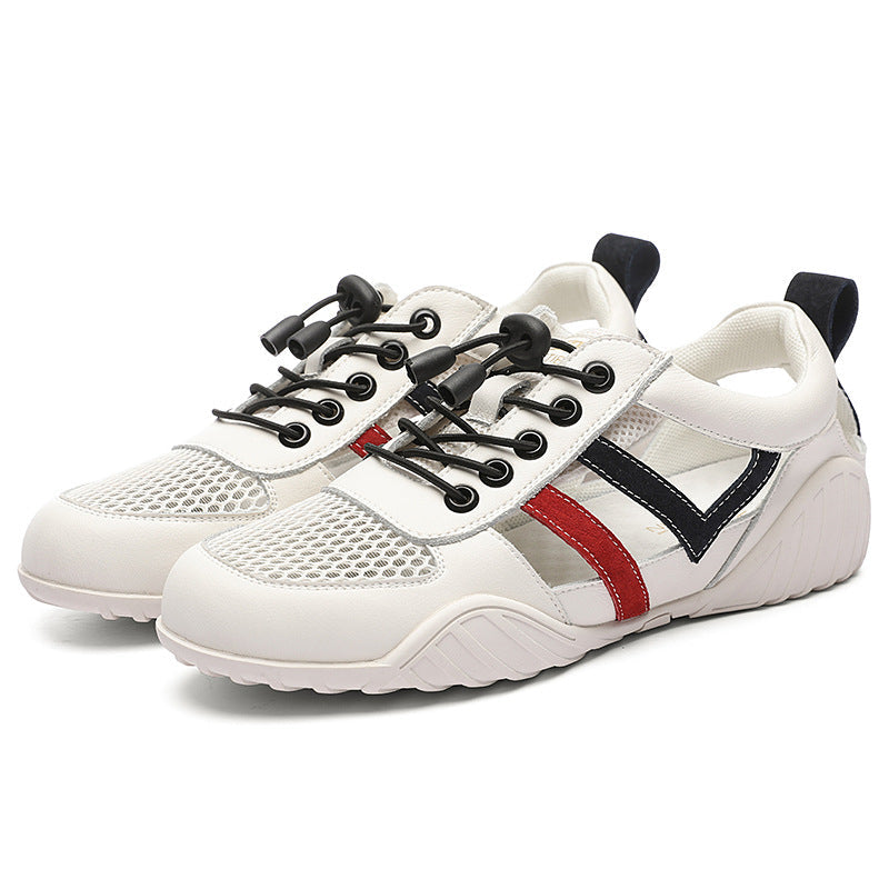 Damen atmungsaktive und sportliche Freizeitsneakers mit flexiblem Sohlendesign R&B