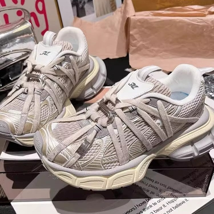 Damen Sportliche Sneakers mit innovativem Schnellschnürsystem und atmungsaktivem Obermaterial R&B