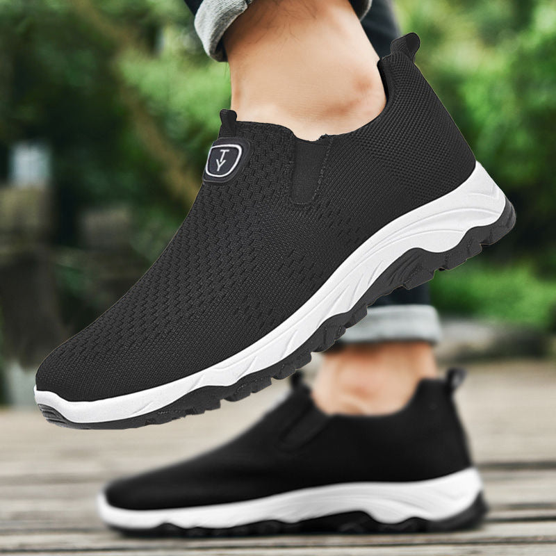 Damen Sportliche Slip-On Sneakers mit flexiblem Design und atmungsaktiver Oberflächenstruktur R&B