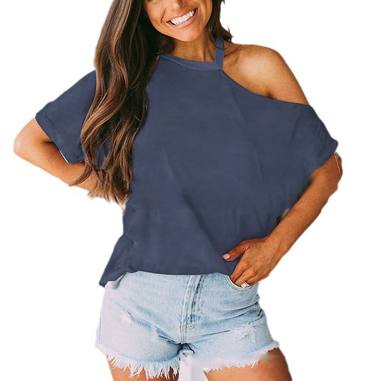 Damen Off-Shoulder Oberteil mit lässigem Design und modernen Akzenten R&B