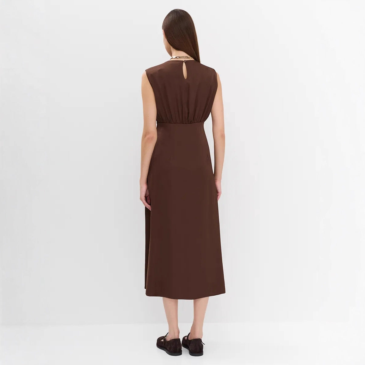 Damen Maxikleid mit elegantem Schnitt und raffinierter Taillierung R&B