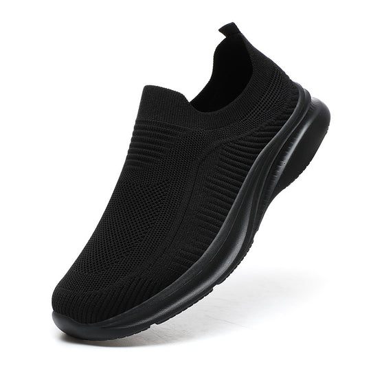 Damen Komfortable Slip-On Sneakers mit atmungsaktiver Mesh-Konstruktion R&B