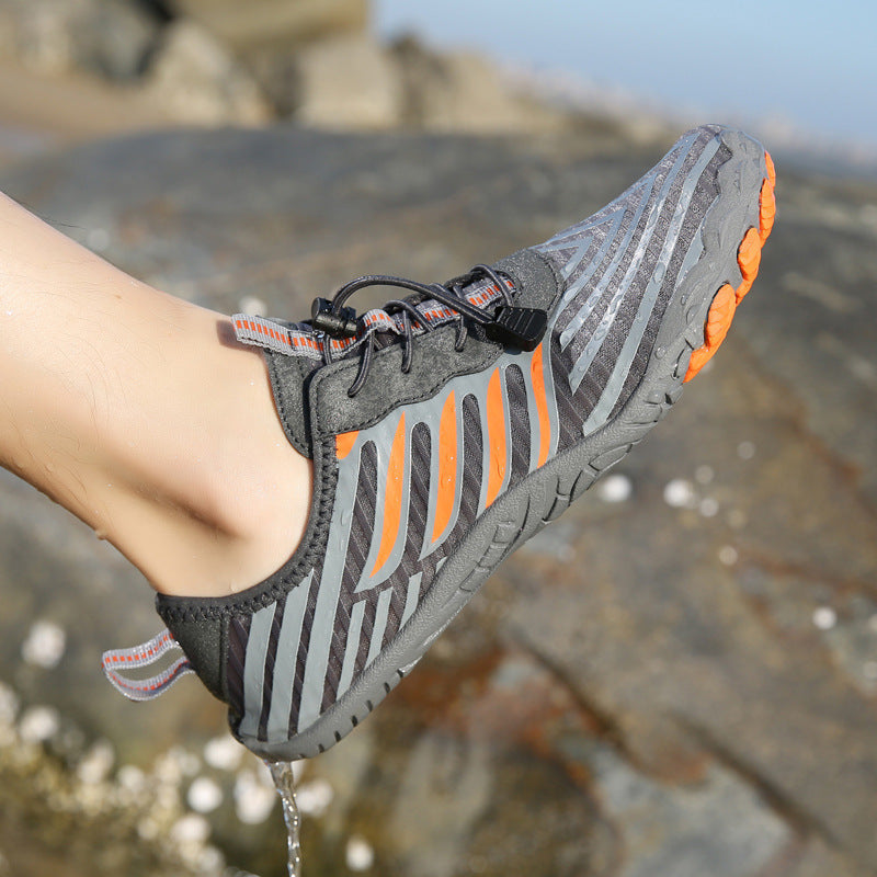Damen Aqua-Schuhe mit flexiblem Schnellschnürsystem und rutschfester Sohle
