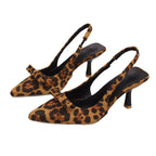 Damen Slingback Pumps mit elegantem Schleifenakzent und feinem Absatz R&B