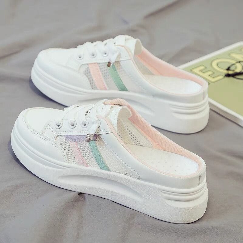 Damen Slip-On Sneakers mit atmungsaktiver Netzstruktur und bequemer Sohle R&B