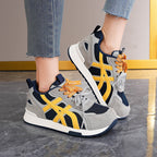 Damen Sportliche Sneaker mit atmungsaktivem Mesh-Obermaterial und dämpfender Sohle R&B