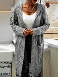 Damen Grobstrickjacke mit hochwertigen Zopfmustern und praktischen Taschen R&B