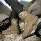 Herren robuste Wanderschuhe mit hohem Knöchelschutz und rutschfester Sohle R&B
